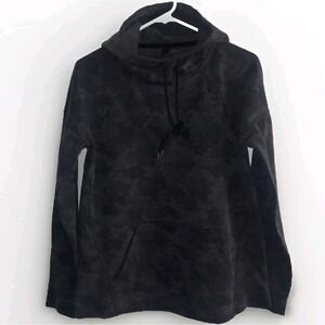 Kyodan‎ Activewear Hoodie Gray Camo Print Size M Medium Cowl Neck